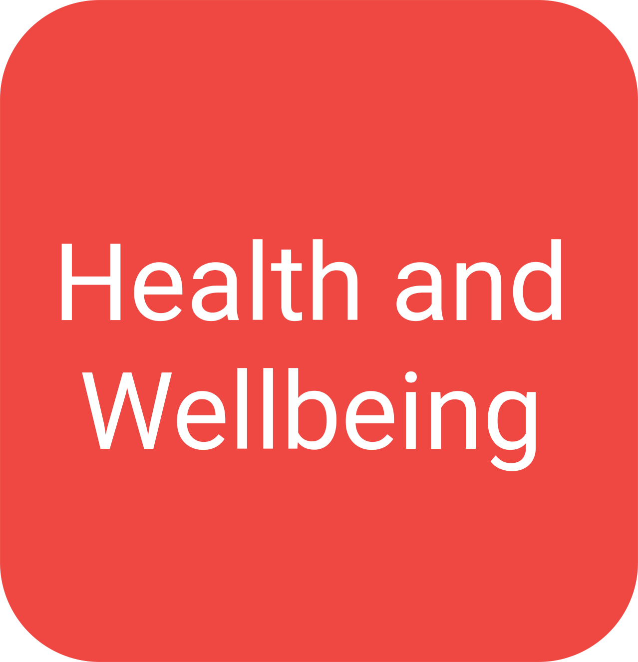 Health and Well Being